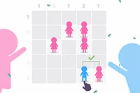 Empareja niños y niñas correctamente y logra que cada pareja sea perfecta