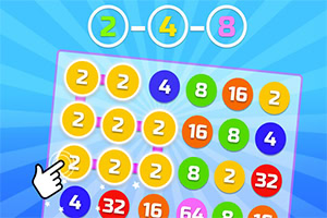 Tablero de juego con fichas numeradas en colores brillantes y una mano señalando una ficha