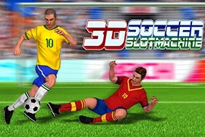 Jugador de fútbol con uniforme amarillo driblando a oponente caído con uniforme rojo sobre un campo de juego, con un logotipo de letras destacadas al fondo