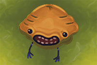 En Alien Bouncing, controlas a un ser extraterrestre que se mueve a toda