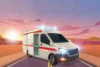 Juego divertido de conducción en carretera 2D con muchos obstáculos y