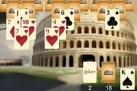 Viaja a la Antigua Roma en este juego de Solitario TriPeaks