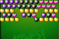Combina manzanas, dispara rápido y completa los 5 niveles