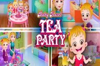 Baby Hazel y amigas en fiesta de té