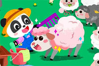 Granja de Animales Bebé Panda es un lindo juego de granja donde aprendes a