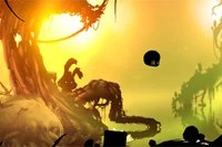 En Badland, controlas una criatura misteriosa en un bosque oscuro