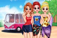 En este lindo juego, Besties Summer Vacation, Besties planea unas adorables