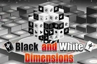 40 niveles de Mahjong 3D en Blanco y Negro