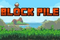 Block Pile es un juego de arcade en línea con estilo pixelado, ¿qué tan alto