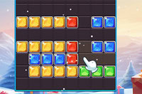 Block Puzzle Frozen Jewels es un juego de rompecabezas con temática navideña