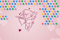 El amor flota en el aire con burbujas en Bubble Shooter Valentine!