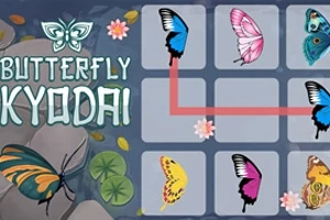 Una cuadrícula con imágenes de mariposas de diferentes colores y patrones, acompañada de gráficos de flores y hojas