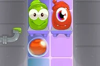 En Candy Monsters, los jugadores deben dar dulces del color correcto a los