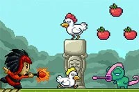 Ariel perdió a sus gallinas de la granja donde vive y ahora ha decidido ir en
