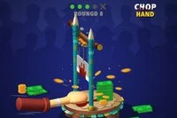 Cronometra bien y agarra el dinero antes de que la guillotina te corte la mano