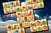 Mahjong clásico simplificado con tema navideño