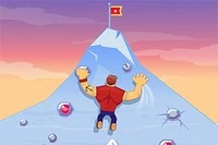¿Puedes escalar la pared agarrando las rocas con tu mano?