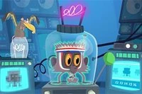 En el laboratorio de Flint Lockwood, clona a Steve haciendo clic para construir