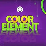 Texto colorido con fondo morado y un puntero de mano señalando un círculo y una estrella