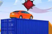 Juego divertido e interesante de estacionamiento de autos en plataformas altas