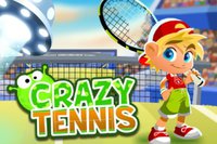 Disfruta de un juego de tenis animado donde los jugadores enfrentan monstruos