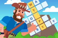 Juego de palabras en una isla virtual para resolver crucigramas y ganar premios