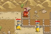 Otra ola de guerreros intenta atacar tu castillo