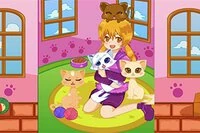 Ayuda a Cutie a manejar un refugio de rescate de gatos en este adorable juego