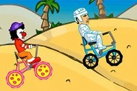 Cyclomaniacs es un divertido juego de carreras en bicicleta con 20 corredores