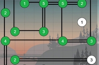 Conecta todas las islas con puentes usando los números dados