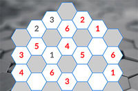 HexNum diario: rompecabezas en tres tamaños y niveles de dificultad diferentes
