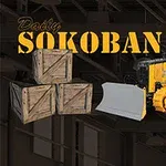 Cajas de madera apiladas junto a un tractor amarillo sobre un fondo industrial con texto en la parte superior