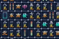 Mahjong Connect con tema oscuro