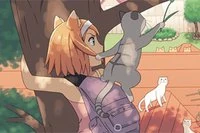 Esta niña y su gato viven aventuras de todo tipo
