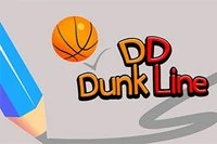 DD Dunk Line es un juego de arcade deportivo con una idea interesante