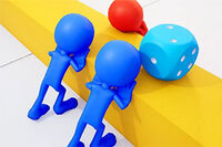 Dice Push 3D es un divertido juego de rompecabezas de lanzamiento de dados