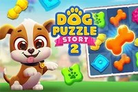 Ayuda al cachorro Charlie a reescribir su historia con Dog Puzzle Story 2!