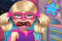 ¡La hermana de Super Doll tiene una infección en la garganta!