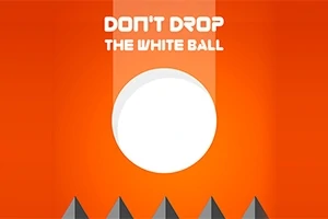 Esfera blanca sobre un fondo naranja con texto en la parte superior y picos grises en la parte inferior