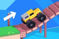 Conduce loco es un juego de autos donde manejas por una pista llena de