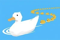 Es momento de relajarse, ahora eres un pato