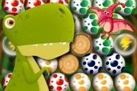 Apunta, empareja y revienta todos los huevos de dinosaurio en esta relajante