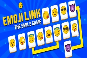 Varios emojis sonrientes y expresivos sobre un fondo azul con líneas amarillas conectando algunos de ellos