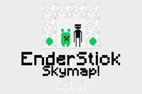 Ender Stickman debe sobrevivir en el bosque blanco lleno de miedos