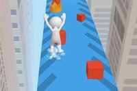 Fall-Race-3D es un emocionante juego de carreras arcade en 3D