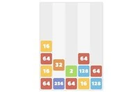 Versión vertical del popular juego 2048 con un mecanismo de bloques que caen