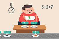 Suma el sushi correcto para resolver ecuaciones!