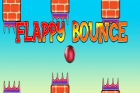Controla los movimientos de la pelota en el juego Flappy Bounce