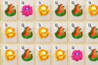 Juego de unir con flores