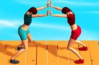 Recoge y apila tanta comida como puedas y mantente cerca de tu pareja para